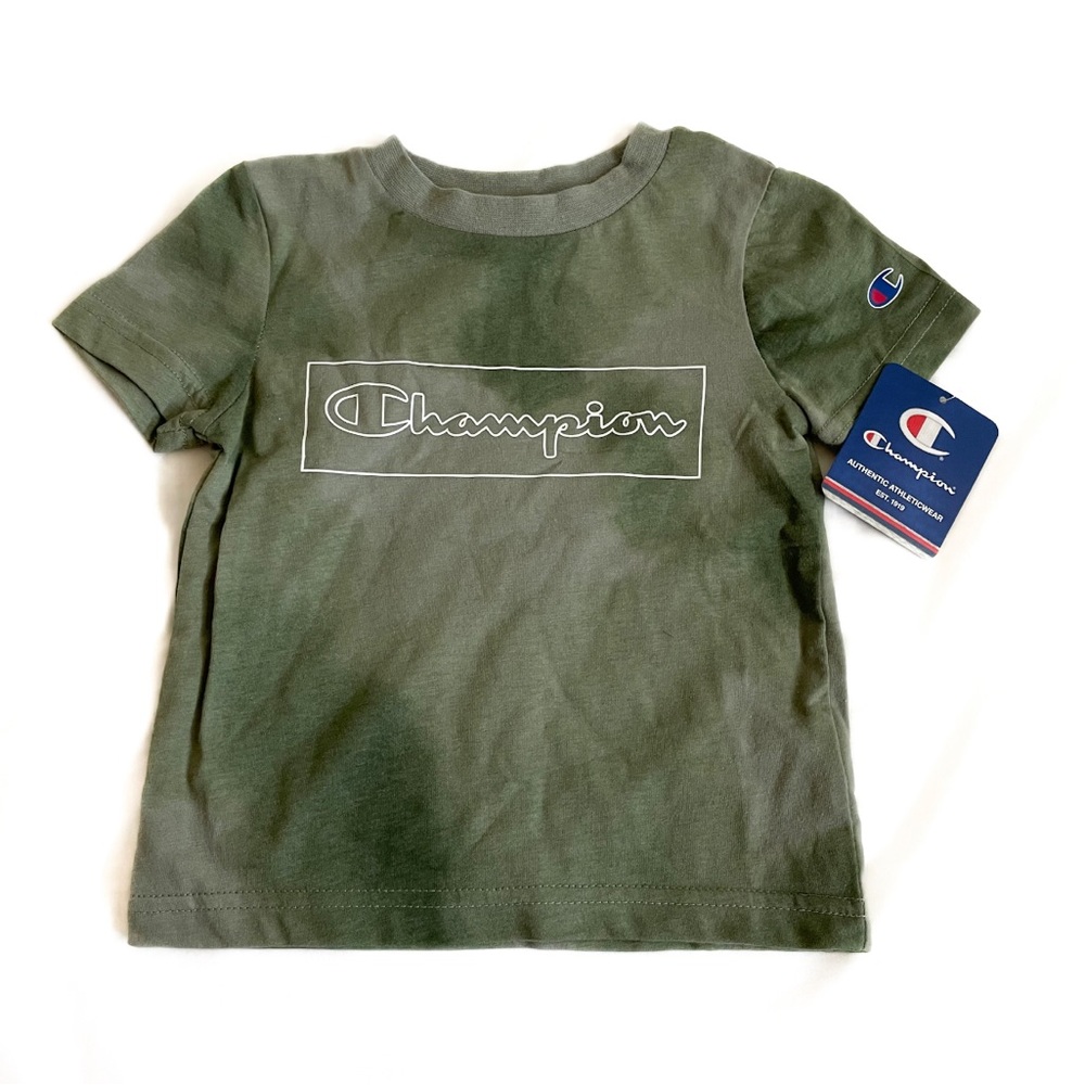 Champion Green Tie-Dye T-Shirt 2T